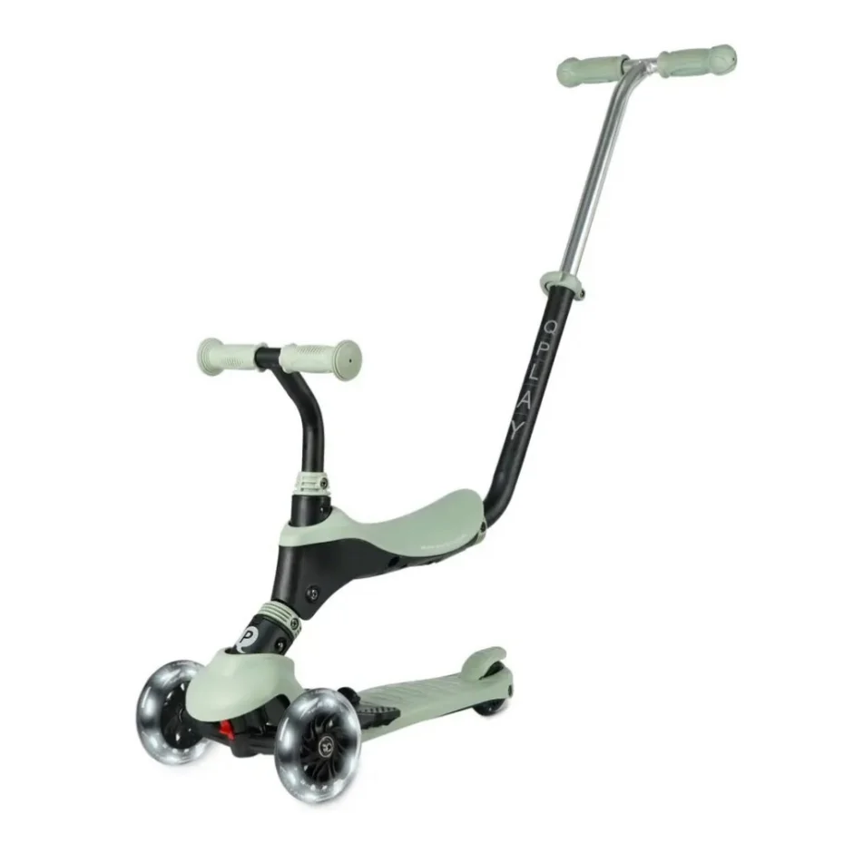 Самокат триколісний дитячий 5 в 1 Sema Pro Green