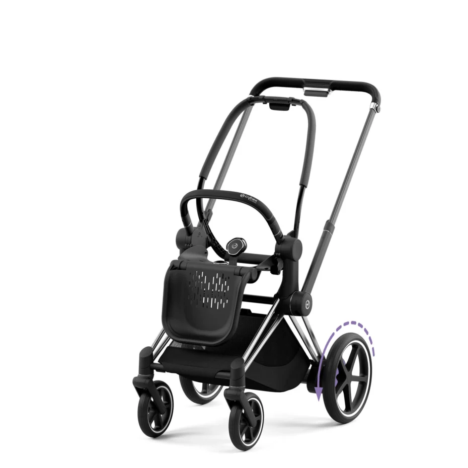 Шасі ePriam 4.0 & каркас Cybex RBA Chrome Black