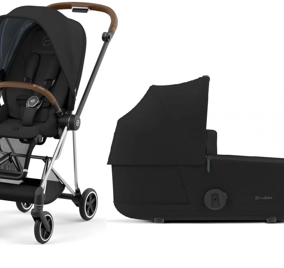 Cybex Mios 4.0 коляска 2 в 1 Sepia Black шасі Chrome Brown