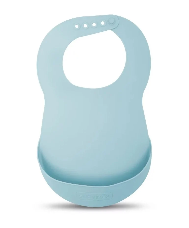 Нагрудник "Лісові історії"/блакитний