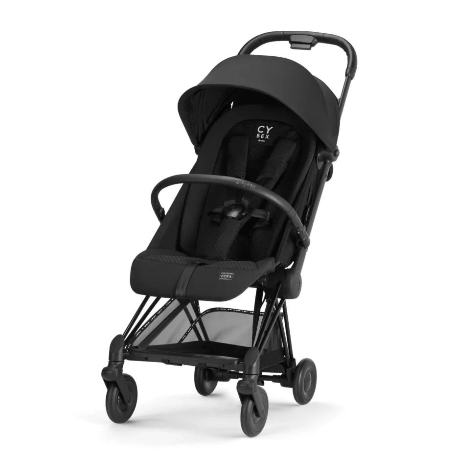 Коляска Coya Urban Mobility Black (з бампером та дощовиком)