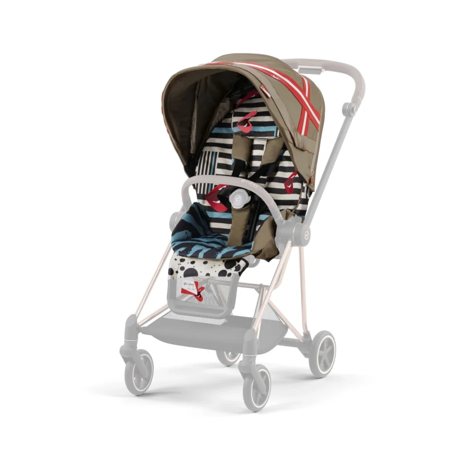 Чохол тканинний для прогулянкового блоку Cybex Mios KK One Love multicolor