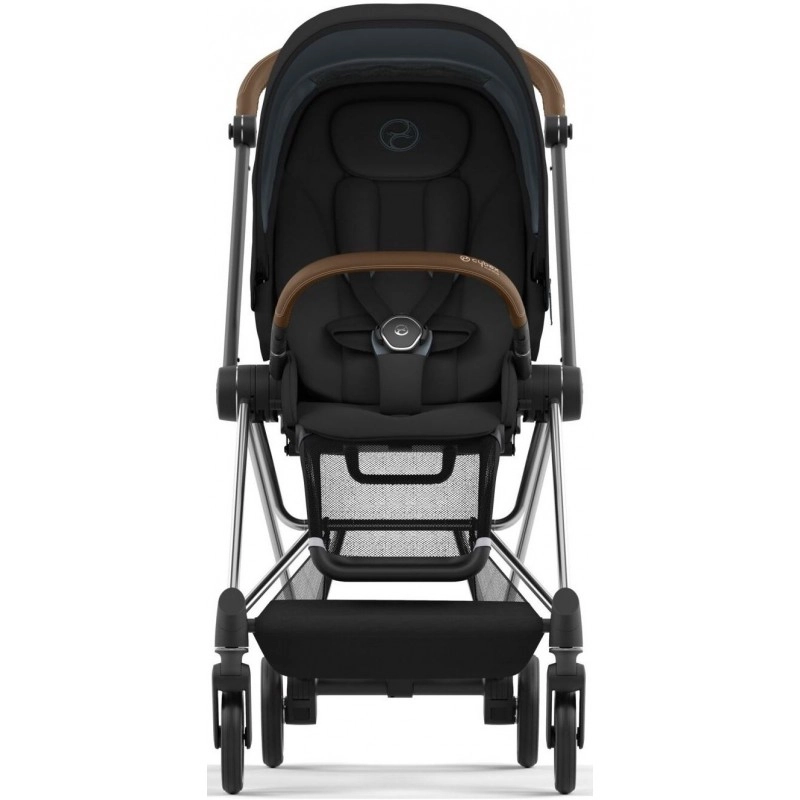 Прогулянкова коляска Cybex Mios 4.0 Sepia Black шасі Chrome Brown