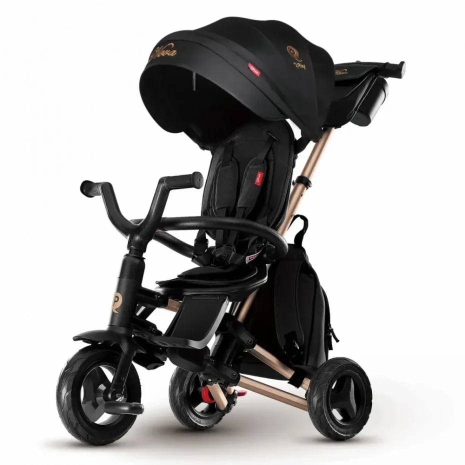 Велосипед складаний триколісний дитячий Nova+ Rubber Gold