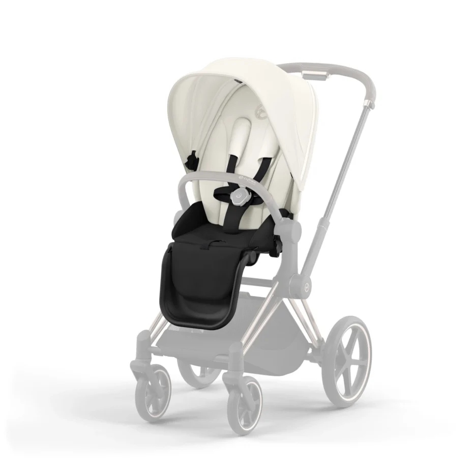 Чохол тканинний для прогулянкового блоку Cybex Priam Off White