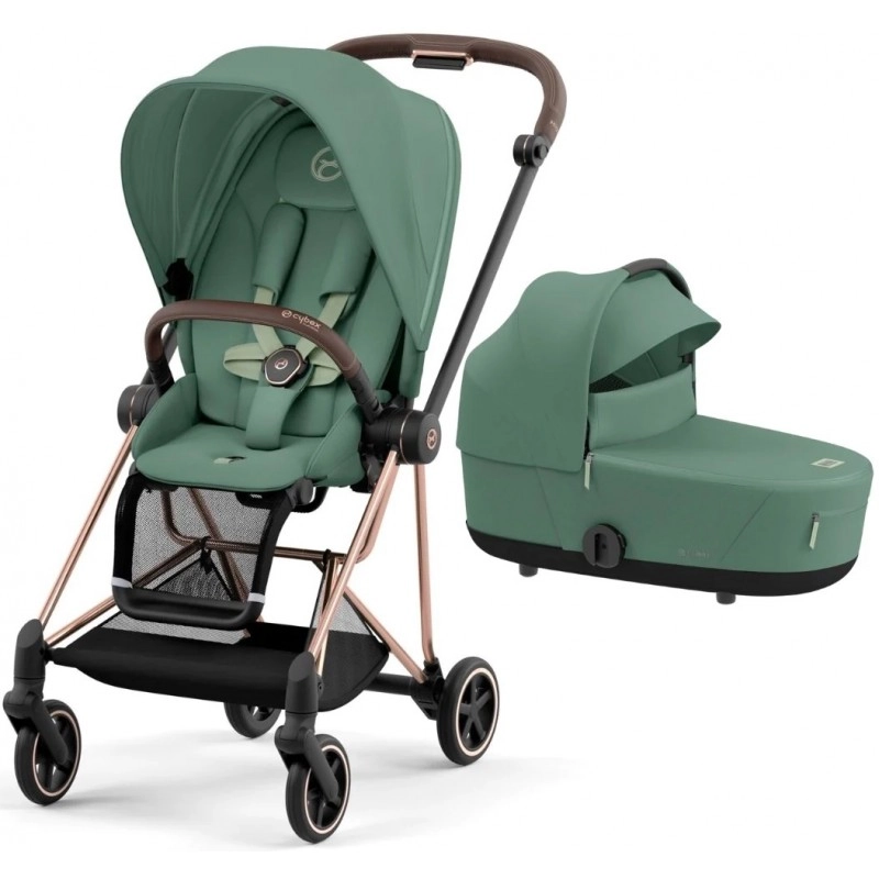 Cybex Mios 4.0 коляска 2 в 1 Leaf Green шасі Rosegold