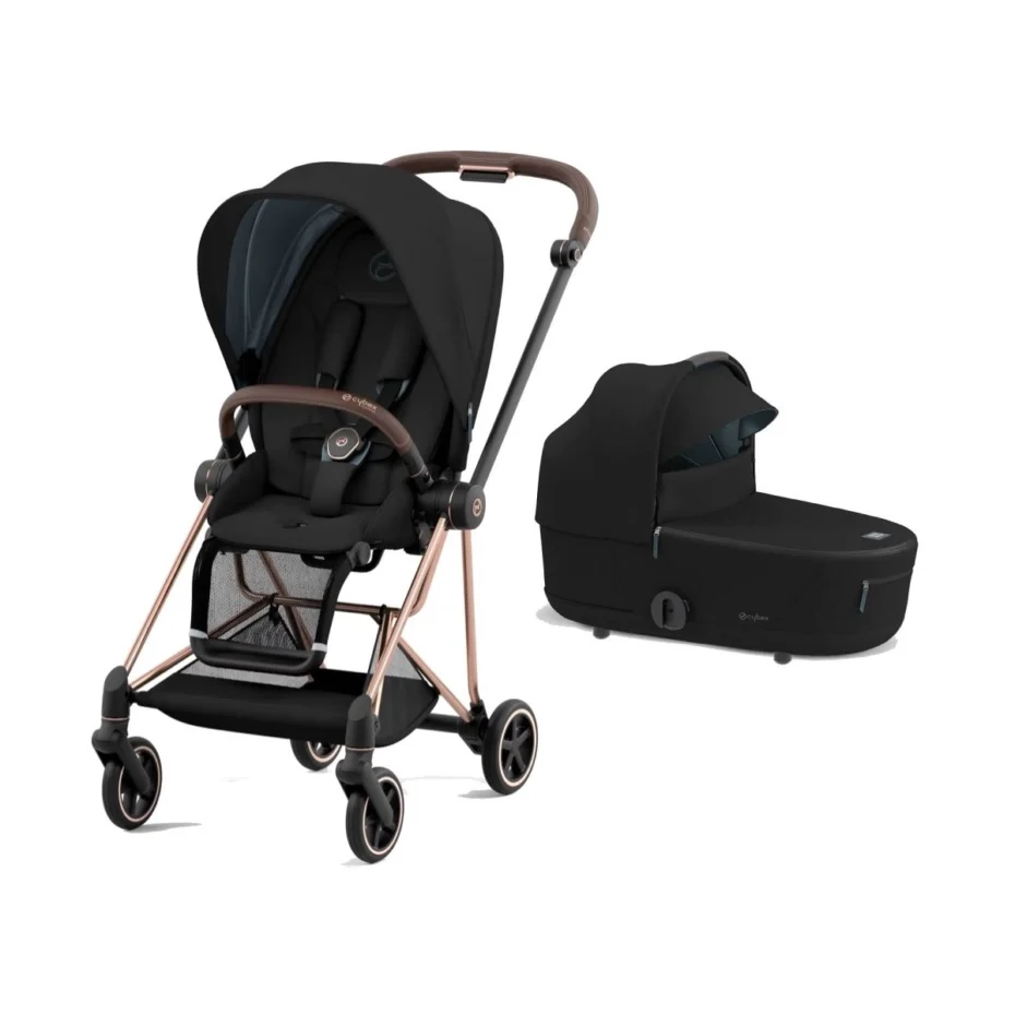 Cybex Mios 4.0 коляска 2 в 1 Sepia Black шасі Rosegold