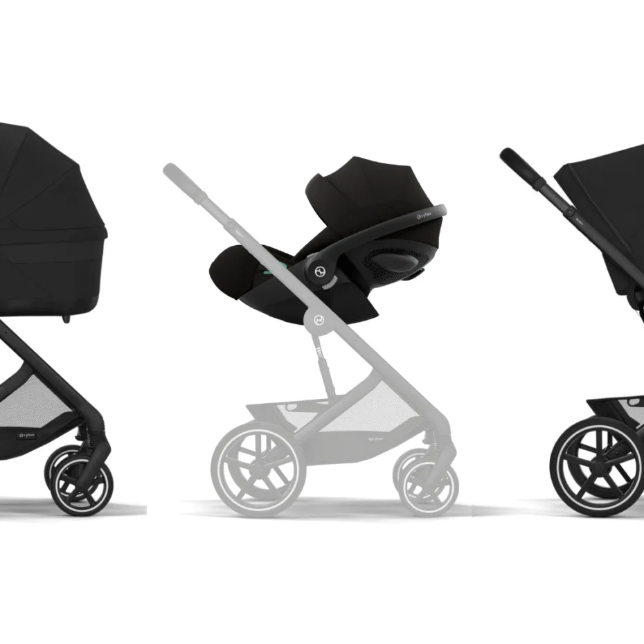 Коляска Balios S 3 в 1 BLK Moon Black