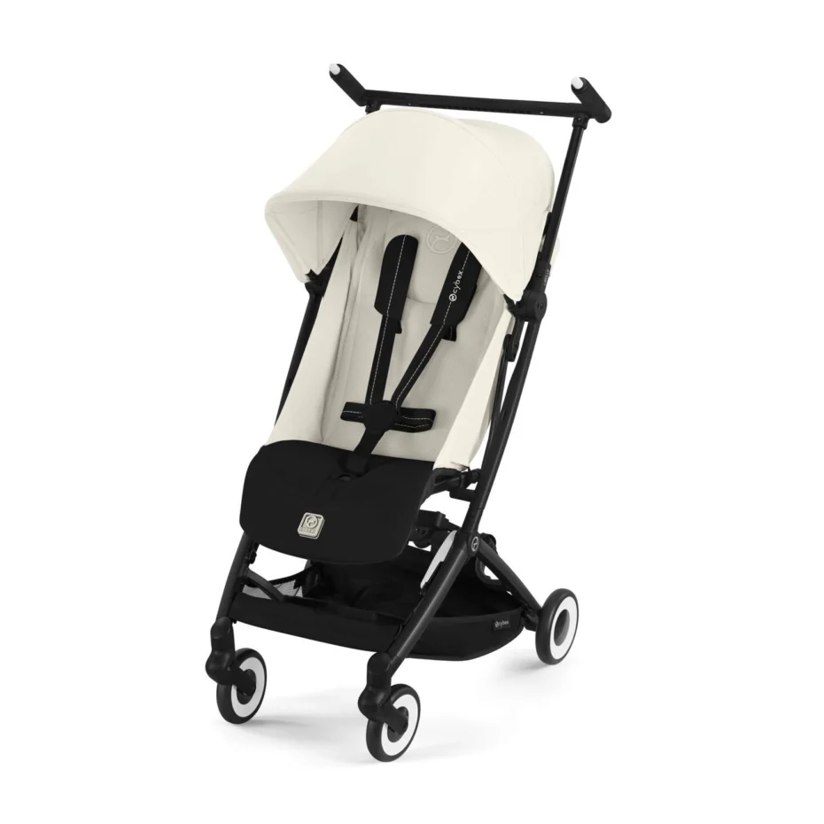 Коляска Libelle BLK Canvas White