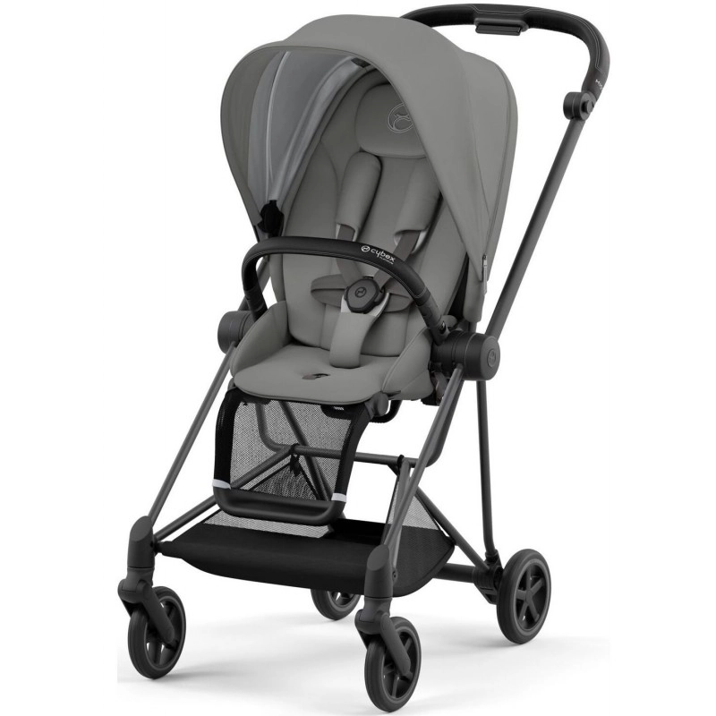 Прогулянкова коляска Cybex Mios 4.0 Mirage Grey шасі Matt Black