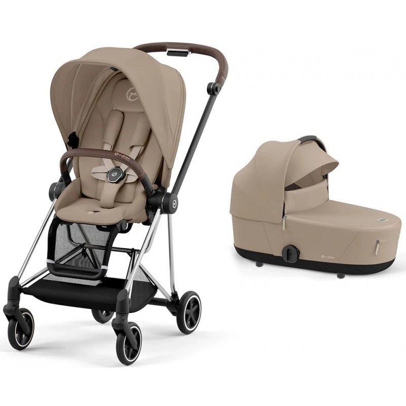 Cybex Mios коляска 2 в 1 Cozy Beige шасі Chrome Brown