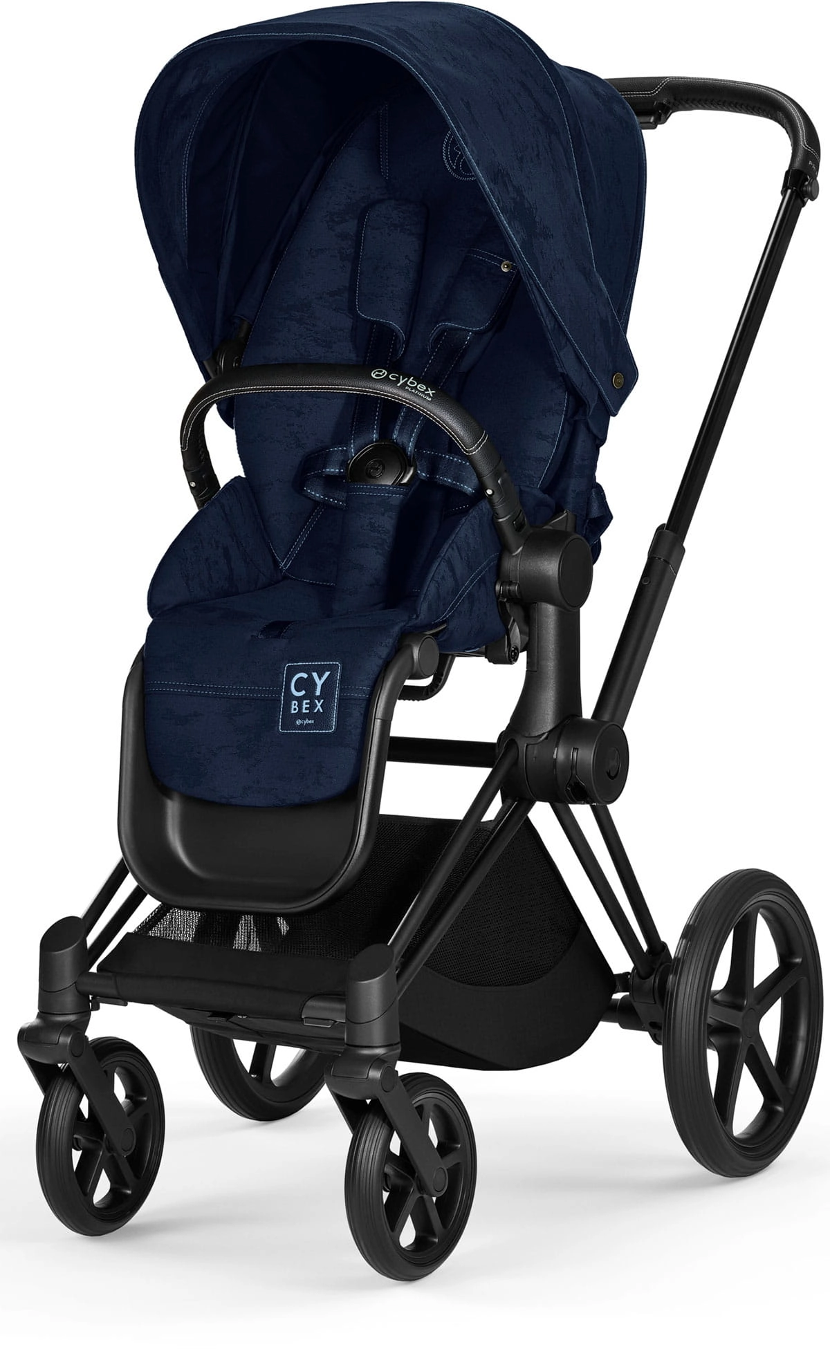 Прогулянкова коляска Cybex Priam 4.0 Rebellious Luxury шасі Matt Black
