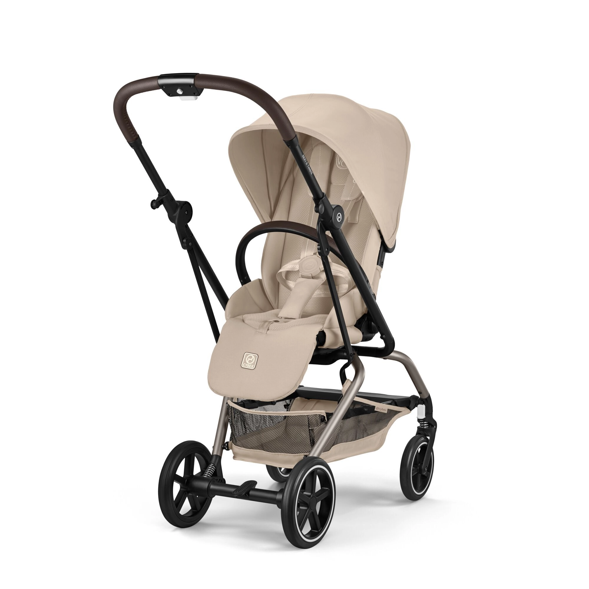 Візок Eezy S Twist+ 2 TPE Almond Beige (з бампером)